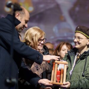 Uczestnicy wigilii miejskiej w Rzeszowie