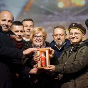 Uczestnicy wigilii miejskiej w Rzeszowie
