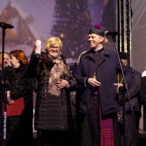 Uczestnicy wigilii miejskiej w Rzeszowie