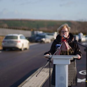 Zakończyła ważna dla mieszkańców realizacja inwestycji drogowych w miejscowości Pantalowice w gminie Kańczuga.  W  uroczystości z tej okazji wzięła udział wojewoda podkarpacki Teresa Kubas-Hul.
