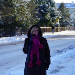 Wojewoda podkarpacki Teresa Kubas-Hul przemawia podczas uroczystości