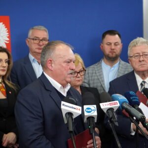 Uczestnicy konferencji prasowej