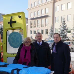Wojewoda podkarpacki Teresa Kubas-Hul podczas konferencji prasowej