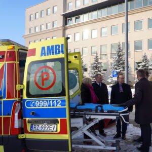 Wojewoda podkarpacki Teresa Kubas-Hul podczas konferencji prasowej