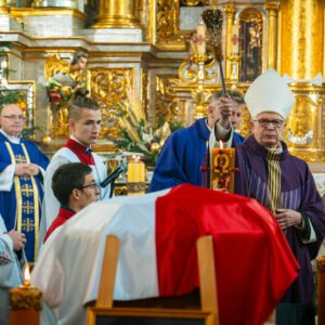 Uczestnicy uroczystości pogrzebowych księcia Lubomirskiego