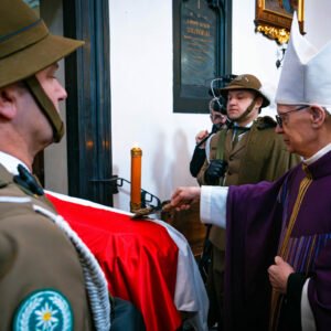 Uczestnicy uroczystości pogrzebowych księcia Lubomirskiego