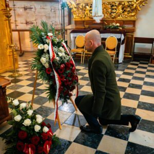 Uczestnicy uroczystości pogrzebowych księcia Lubomirskiego