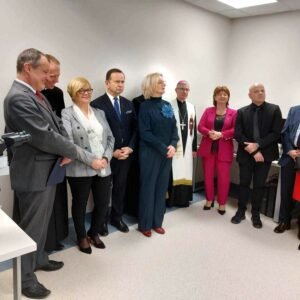 Uczestnicy uroczystego otwarcia Klinicznego Zakładu Patomorfologii