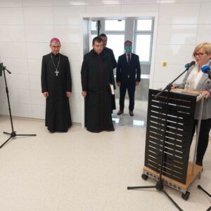 Uczestnicy uroczystego otwarcia Klinicznego Zakładu Patomorfologii