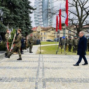 Uczestnicy obchodów rocznicy powstania Armii Krajowej