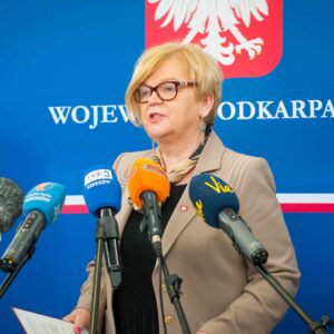 Uczestnicy konferencji prasowej