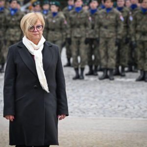 Wojewoda podkarpacki Teresa Kubas-Hul podczas obchodów 105. rocznicy śmierci płk. Leopolda Lisa-Kuli