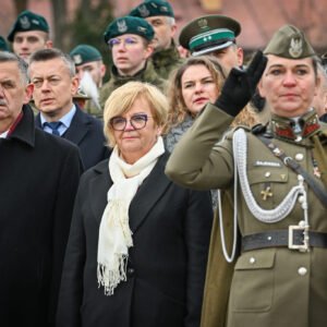 Żołnierze podczas obchodów 105 rocznicy płk. Leopolda Lisa-Kuli