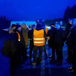Wicewojewoda Wiesław Buż podczas spotkania z rolnikami w Barwinku