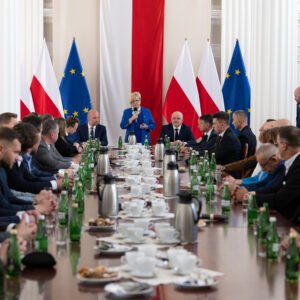 Uczestnicy spotkania w Podkarpackim Urzędzie Wojewódzkim w Rzeszowie