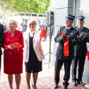 Uczestnicy obchodów z okazji Dnia Strażaka