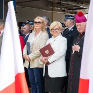 Uczestnicy obchodów z okazji Dnia Strażaka