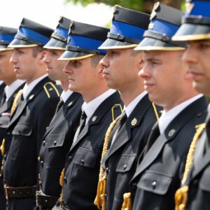 Uczestnicy obchodów z okazji Dnia Strażaka
