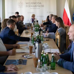 Uczestnicy posiedzenia zespołu ds. rolnictwa