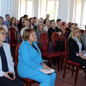 Uczestnicy spotkania z kadra kierowniczą środowiskowych domów samopomocy
