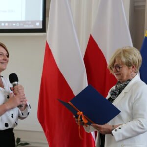 Uczestnicy spotkania z kadra kierowniczą środowiskowych domów samopomocy