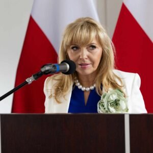Uczestnicy uroczystości z okazji święta krwiodawców