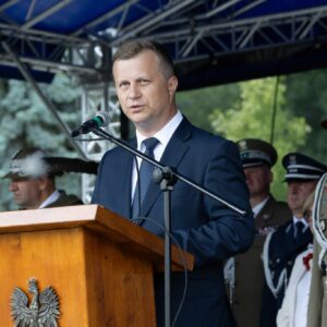 Uczestnicy Święta 21 Brygady strzelców Podhalańskich