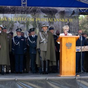 Uczestnicy Święta 21 Brygady strzelców Podhalańskich