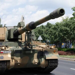 Uczestnicy Święta 21 Brygady strzelców Podhalańskich