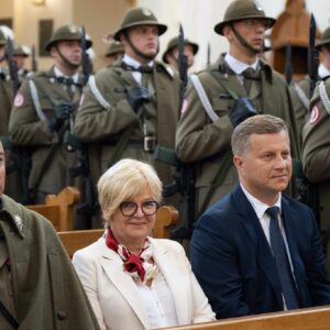 Uczestnicy Święta 21 Brygady strzelców Podhalańskich
