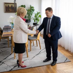 Wojewoda podkarpacki Teresa Kubas-Hul podczas powołania konsultantów wojewódzkich w ochronie zdrowia