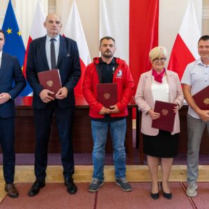 Uczestnicy konferencji dotyczącej dofinansowań dla WOPR