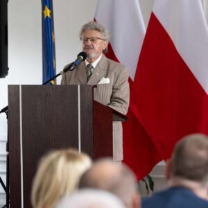 Uczestnicy uroczystości z okazji święta krwiodawców