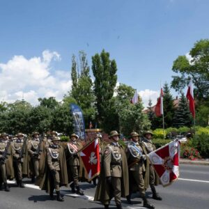 Uczestnicy Święta 21 Brygady strzelców Podhalańskich