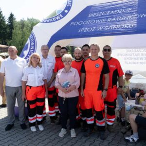 Uczestnicy pikniku w Solinie