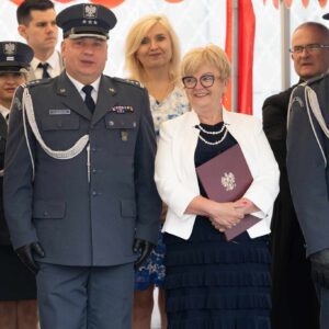 Uczestnicy uroczystości z okazji wojewódzkiego święta służby więzienne