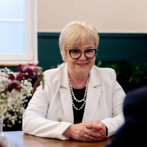 Rozmowa Tomasza Siemoniaka, ministra spraw wewnętrznych i administracji z Teresą Kubas-Hul, wojewodą podkarpackim.