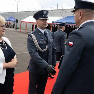 Uczestnicy uroczystości z okazji wojewódzkiego święta służby więzienne