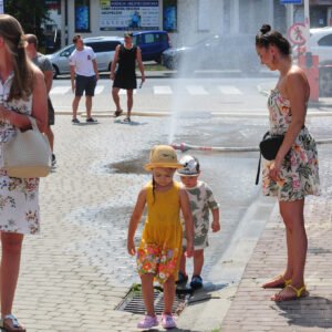 Uczestnicy zawodów strażackich