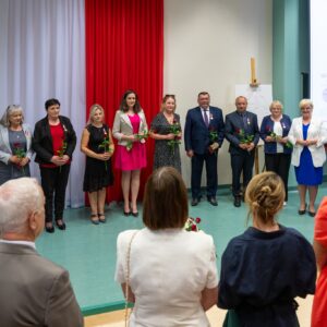 Uczestnicy jubileuszu 70-lecia Muzeum w Krośnie