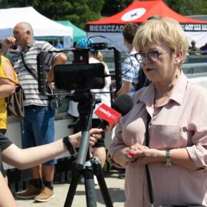 Uczestnicy pikniku w Solinie