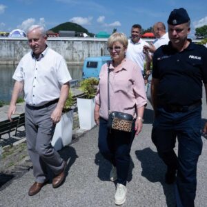 Uczestnicy pikniku w Solinie