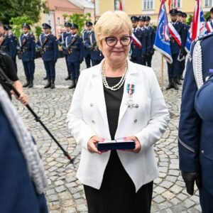 Uczestnicy obchodów Święta Policji