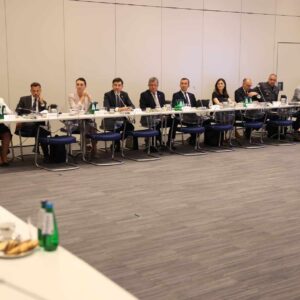 Uczestnicy narady wojewodów w Ministerstwie Spraw Wewnętrznych i Administracji