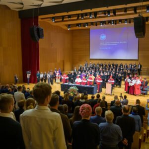 Uczestnicy inauguracji na Uniwersytecie Rzeszowskim