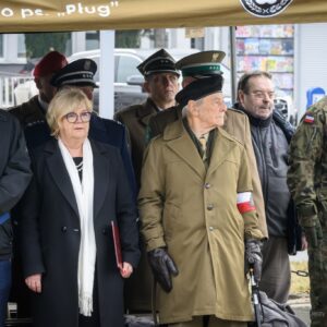 Uczestnicy obchodów Narodowego Dnia Pamięci Żołnierzy Wyklętych