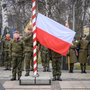 Uczestnicy obchodów Narodowego Dnia Pamięci Żołnierzy Wyklętych