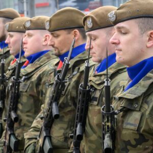 Uczestnicy obchodów Narodowego Dnia Pamięci Żołnierzy Wyklętych