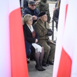 Uczestnicy obchodów Narodowego Dnia Pamięci Żołnierzy Wyklętych