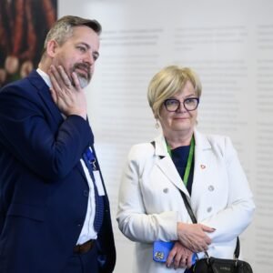 Teresa Kubas-Hul, Wojewoda Podkarpacki z Marcinem Pawlakiem, szefem rzeszowskiego oddziału TVP.